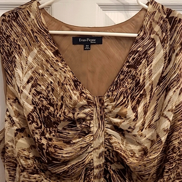 EVAN PICONE lined maxi dress - Picture 1 of 4